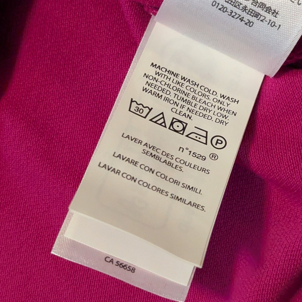 Polo Ralph Lauren Shirt Dress Kid Girls Sz L 12-14 Burgundy Pink Lot of 2 School - Picture 9 of 10